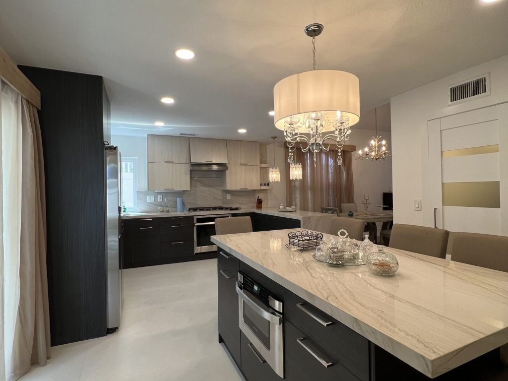 Open-concept kitchen remodel in Orange County by alfaremodel